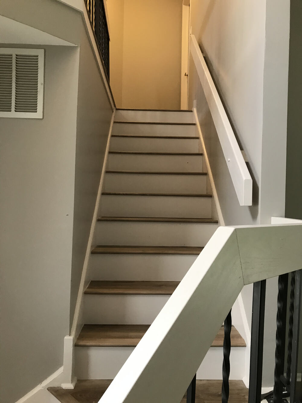 Stairs mid-build
